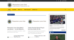 Desktop Screenshot of pleasantonlionsclub.org